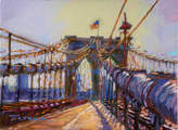 NYC Bridge; 6x8